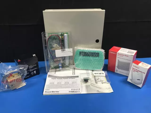 DSC KIT32-120LCP01NT PowerSeries Alarm System Security Kit