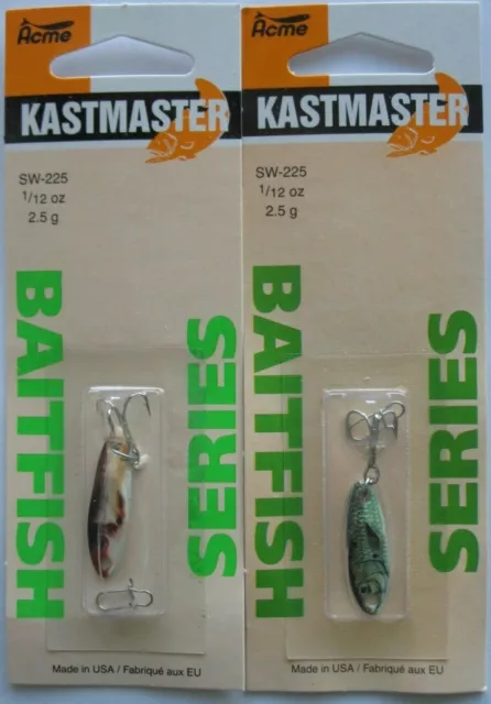 ACME TACKLE KASTMASTER Fishing Lures - Plain 3/Pack - 1/12 Ounce $7.83 -  PicClick