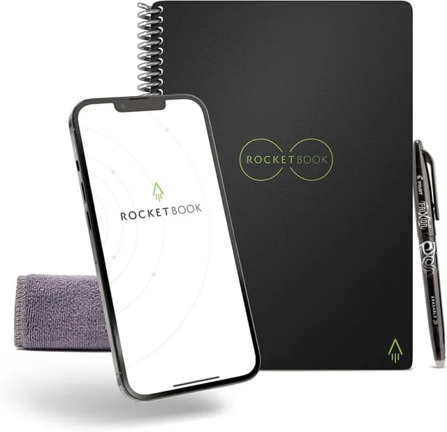 Quaderno Appunti Digitale  Rocketbook Core- Riutilizzabile Taccuino Digitali A4