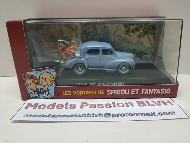 Atlas 1/43. Les Voitures De Spirou Et Fantasio. Turbot-rhino 1. Boite
