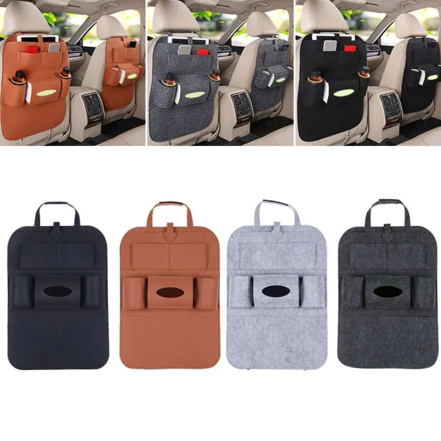 KICK PAD BACKSEAT Holder Auto Storage Bag Car Seat Back Box Seat Back  Organizer $28.60 - PicClick AU