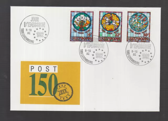 Luxemburg Luxembourg 1992 FDC -  150 Jahre Luxemburger Post