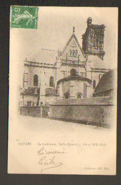 NEVERS (58) EGLISE SAINT-CYR avant 1904