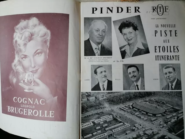 programme Cirque Pinder 60/70 PINDER-ORTF La Super Piste aux Etoiles Itinérante 3