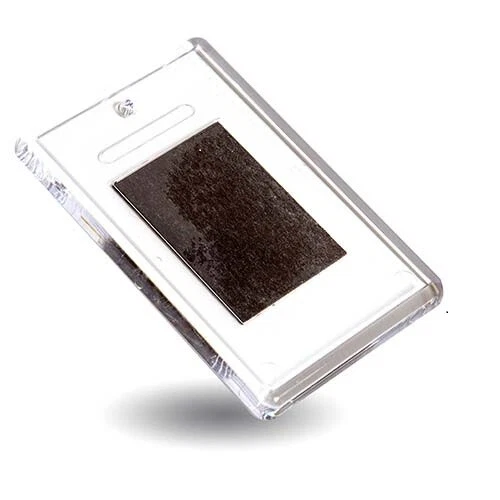 Imán de nevera con inserto fotográfico rectangular en blanco - encaje arlequín 70 x 45 mm