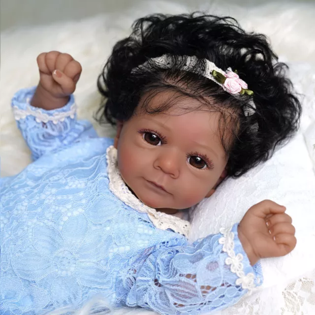 17" Lifelike Reborn Baby Dolls Felicia Handmade Realistic Newborn Cute Girl Doll