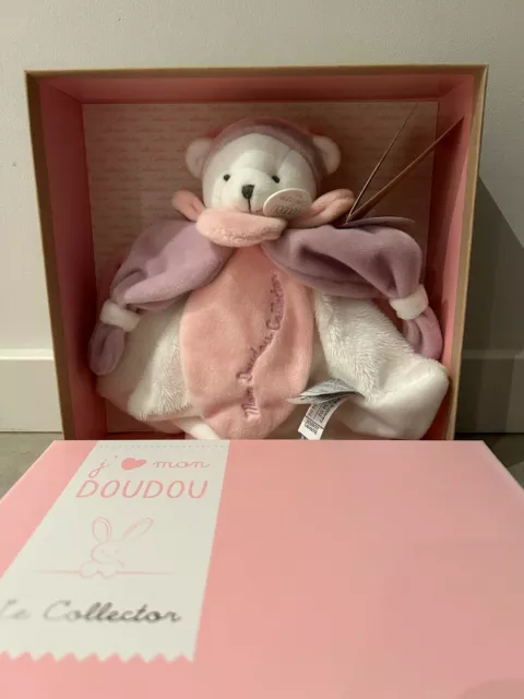 🐻 peluche doudou plat ours DOUDOU ET COMPAGNIE neuf en boite collector 🐻