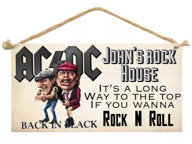 ACDC Wooden Sign plaque Country personalised Beer Bar,GARAGE,Shed, Home decor