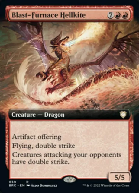 [1x] Blast-Furnace Hellkite - Extended Art - Near Mint, English - The Brothers'