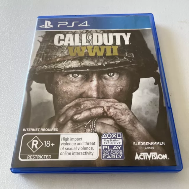 Call of Duty WWII Playstation 4 PS4 PS5 WW2 World War 2 Activision Shooter  New!