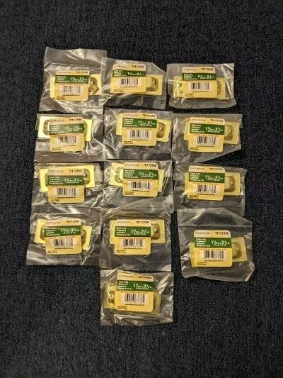 Lot (13) of Gatehouse Flush Pulls - 1 3/8 x 3 1/4 - Brass Finish