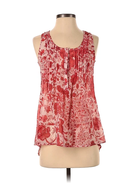 Converse One Star Women Red Sleeveless Blouse XS