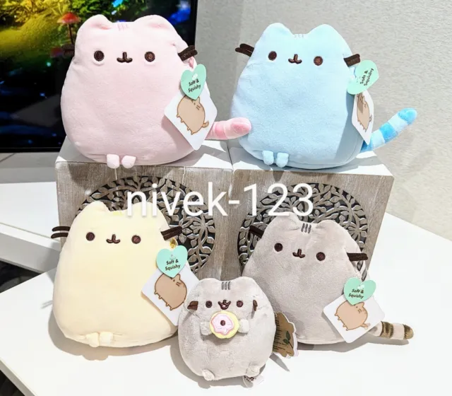 Pusheen The Cat 5x Pusheen Squisheen Plush Toys NEW