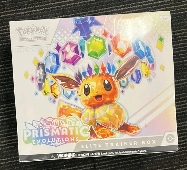 POKEMON TCG PRISMATIC Evolutions ETB Elite Trainer Box New Sealed **$50