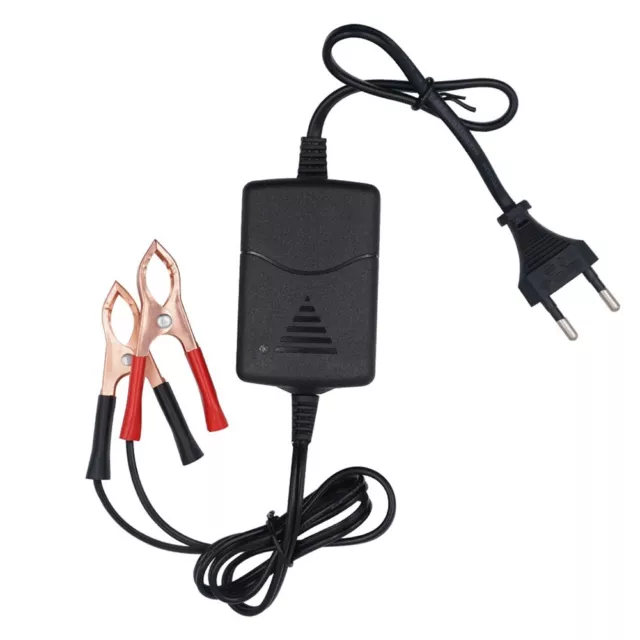 12V 1A Blei Säure Batterieladegerät Desktop Alligator Clip Schnellladegerät