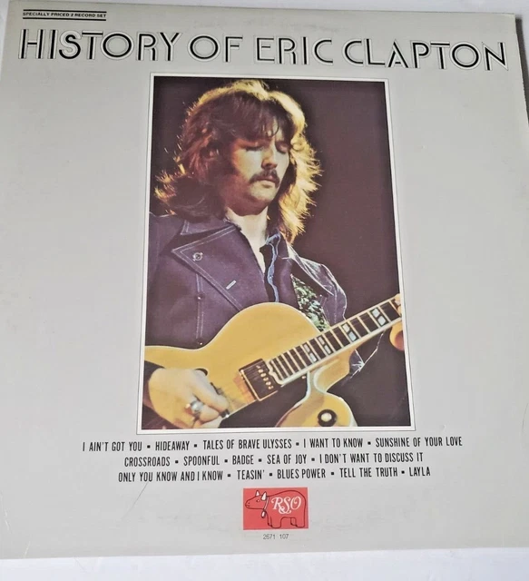 ERIC CLAPTON - History of Eric Clapton Vinyl - Double LP - RSO 2671 107 ...