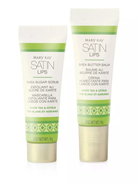 Mary Kay Satin Lips® Set Shea Sugar Scrub  and Shea Butter Balm