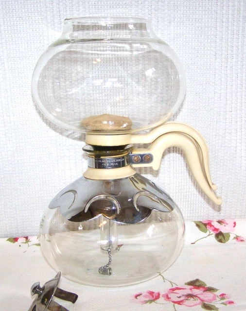 VINTAGE SILEX VACUUM Drip Coffee Maker with Pyrex Glass Art Deco look