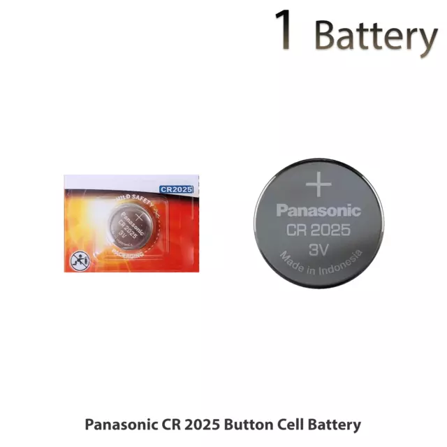 Panasonic CR2025 3V Lithium Coin Cell Battery DL/BR 2025 FAST FREE DELIVERY UK