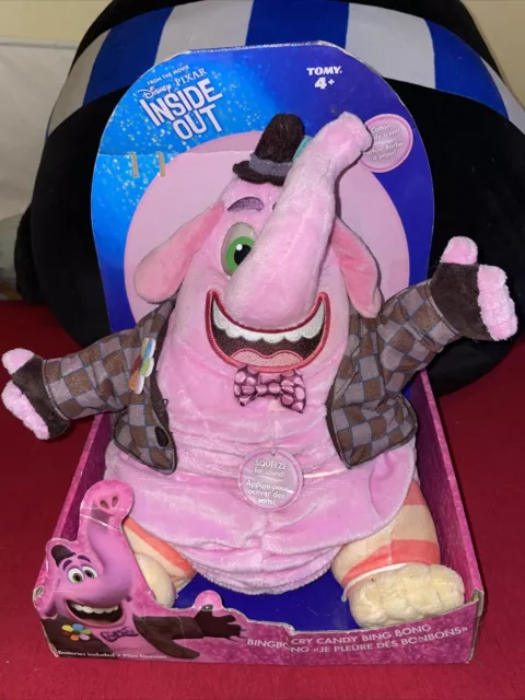 Disney Pixar TOMY Inside Out BING BONG  Elephant Talking Plush New Box Bent Work