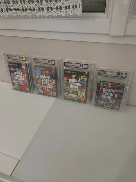 Grand Theft Auto Vga No Wata GTA 3/4 -Vice City-San Andreas Playstation 2 and 3