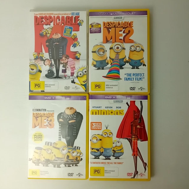 Minions Movie Collection Despicable Me 123 Despicable Me Movie