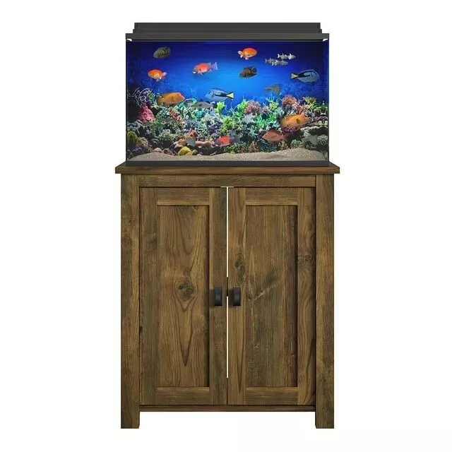 Farmington 10-20 Gallon Aquarium or Terrarium Tank Stand, Rustic