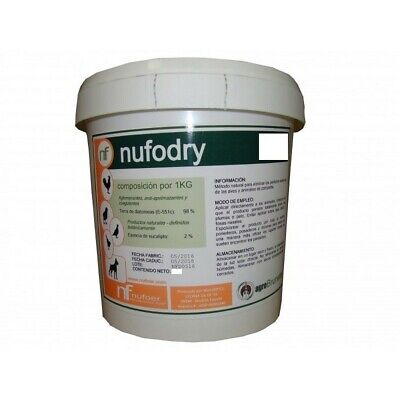 Insecticida Tierra de Diatomeas Nufodry 3 Kg