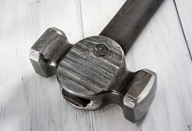 Marteau arrondi 2lb marteau carré de forgeron Forgé à la main