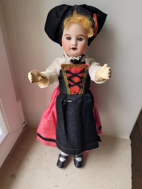 POUPÉE ANCIENNE TÊTE En Porcelaine 33 cm EUR 50,00 - PicClick FR
