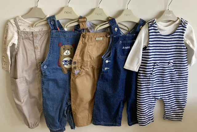 *Abbigliamento bambino * Pacchetto Dungaree/abito 3-6 mesi * In perfette condizioni