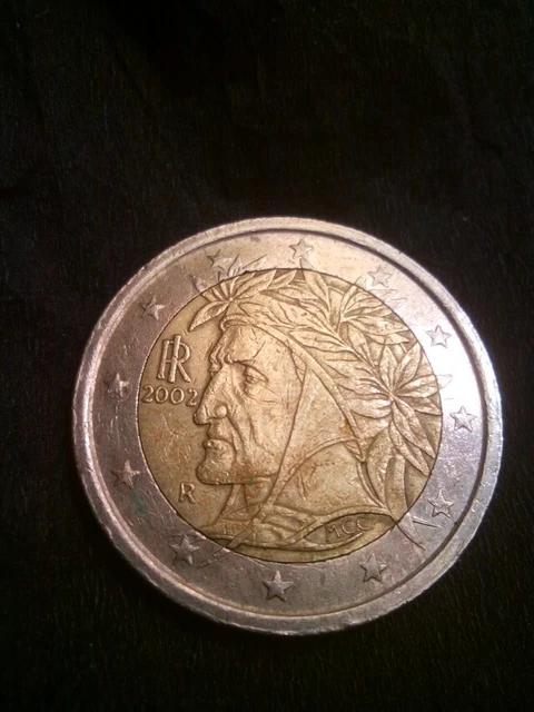 PIÈCE DE 2 euros rare 2022 dante alighieri EUR 5,00 - FR