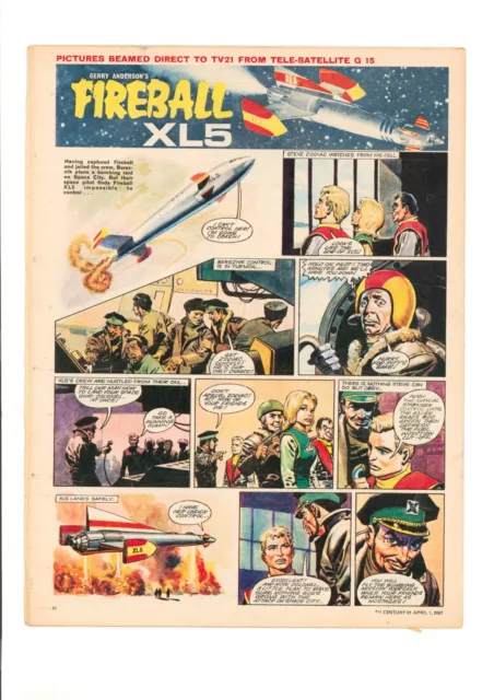 TV Century 21 #115 VFN- 7.5 Thunderbirds Fireball XL5 Stingray 2