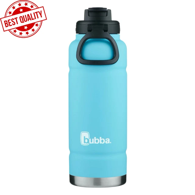 Bubba Stainless Steel Trailblazer Water Bottle With Straw Rubberized 40 OZ.