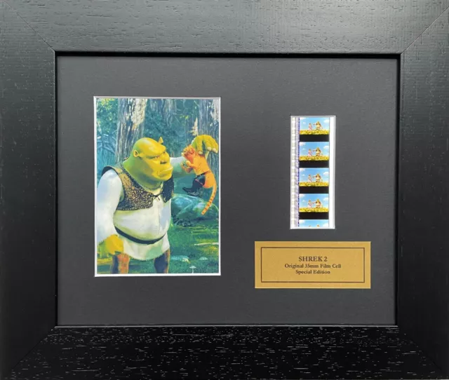 Shrek 2 Original 35mm Film Cells Memorabilia (Black)*