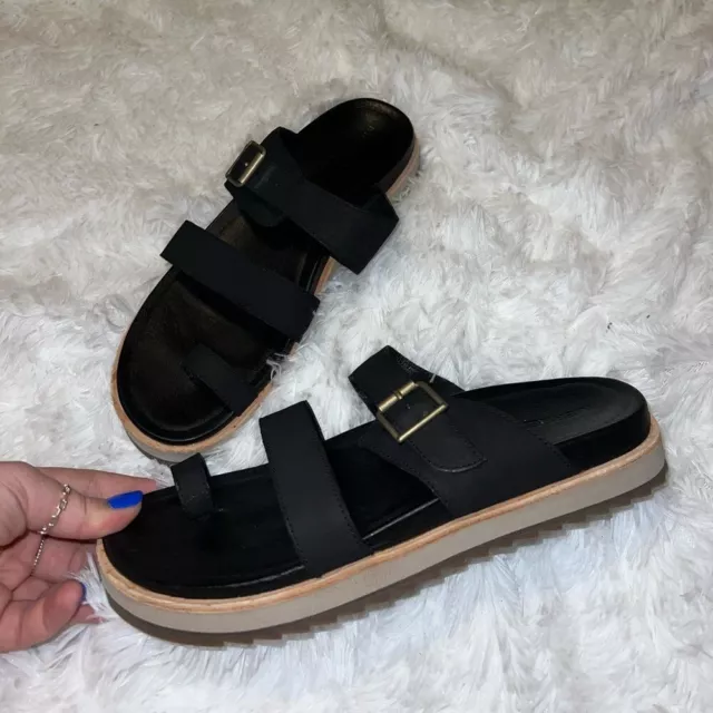 Women’s Merrell Strappy Black Sandals Size 9 Adjustable Sandal Hiking