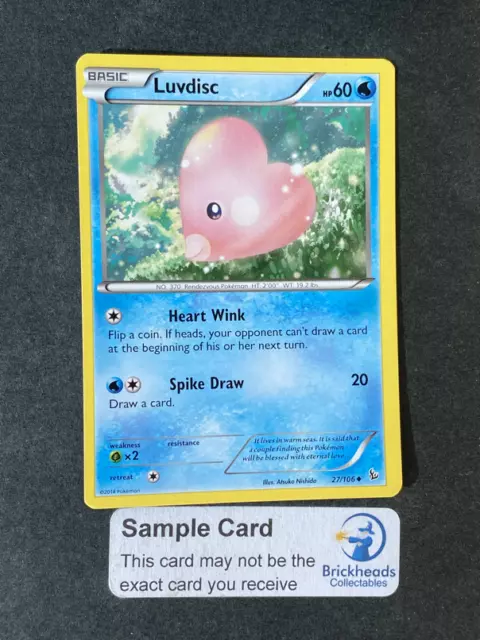 Luvdisc 27/106 Common | XY: Flashfire | Pokemon Card