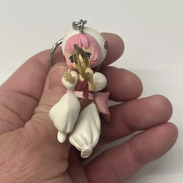 Chobits Chii Figure Keychain Sumomo Anime Manga Cosplay Pink Hair