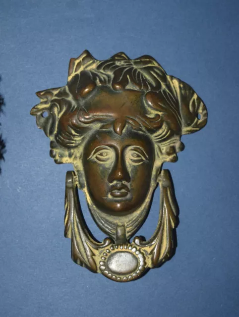 Brass Medusa Head Shape Door Bell Grecian Lady Goddess Home door Knocker EK945