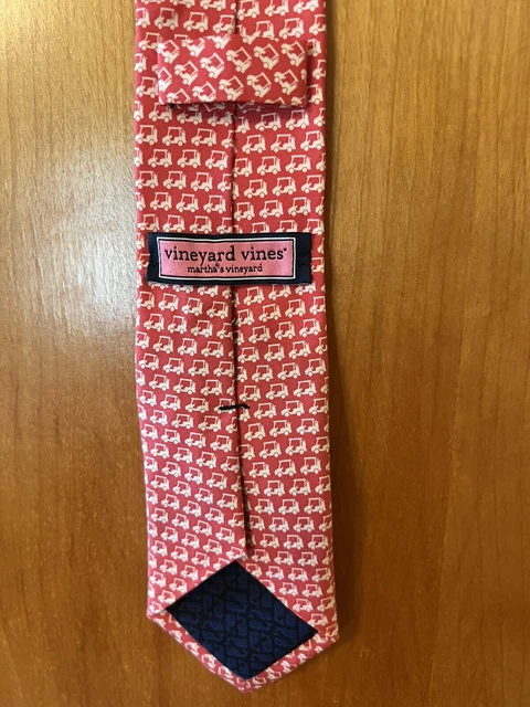 Vineyard Vines Kids Boys Silk Tie Golf Carts
