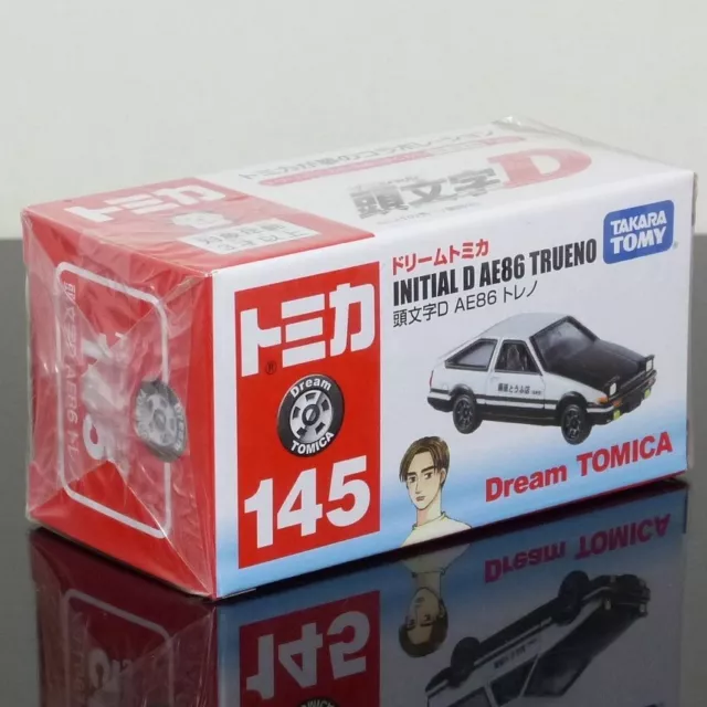 UK Stock - Tomica Dream 145 Toyota AE86 Trueno black bonnet Initial D SEALED