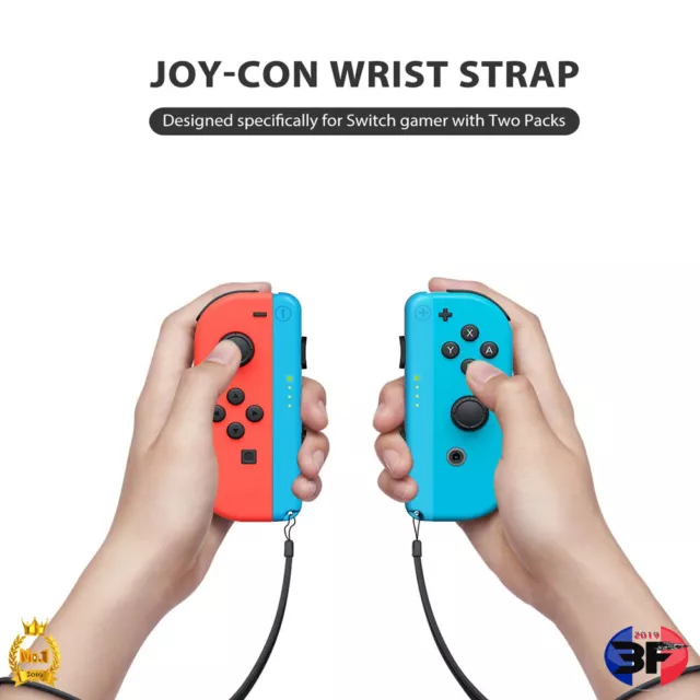 1 Paire de dragonnes pour manettes de Jeu Nintendo Switch Joy-Con