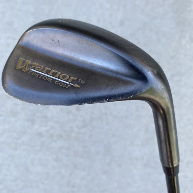 Warrior Custom Golf 60 Degree Wedge Gun Metal Finish Right Hand R Low Torque 36”