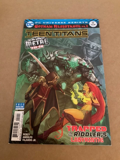 Teen Titans #12 (2017) 1st Print - 1st Appearance of The Batman Who Laughs
