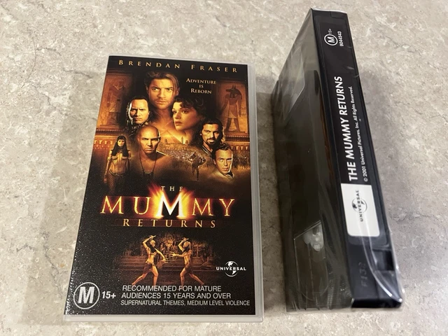 THE MUMMY RETURNS VHS, TAPE NEW & SEALED, 2001 Action Brendan Fraser ...