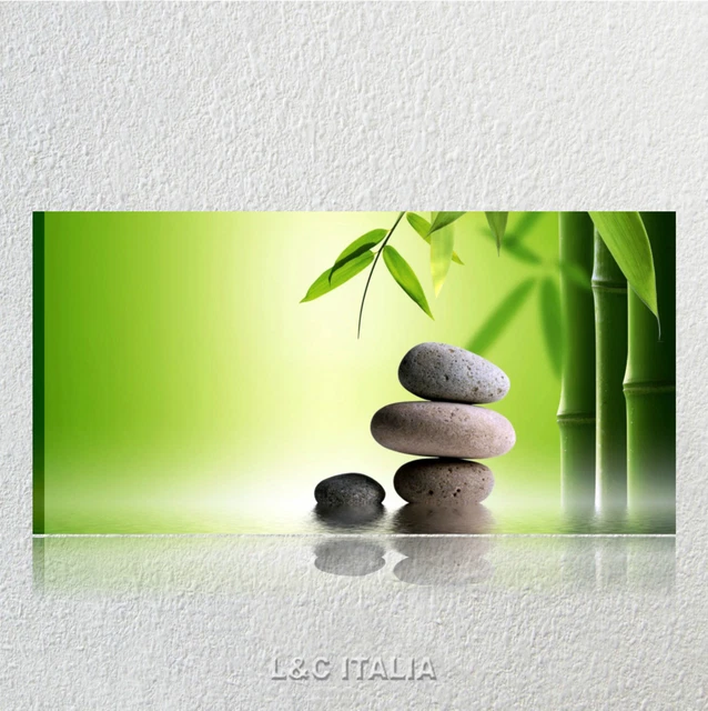Quadro su tela, Fiori di bambà¹ Zen candela zen spa - 50x50 | Leroy Merlin