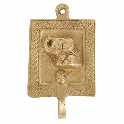 Vintage Heavy Duty Wall Hanger Golden Antique Coat Rack Brass Wall Hook Elephant