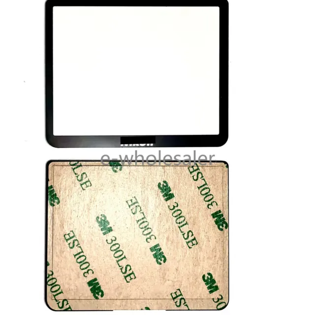 New Outer Glass LCD Screen Unit for Nikon D3100 Camera Repair Part+Adhesive Tape