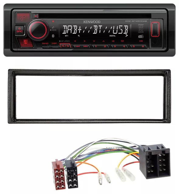 Kenwood MP3 CD USB Bluetooth DAB Autoradio für VW Golf 2 83-92 Jetta II 84-92 T4