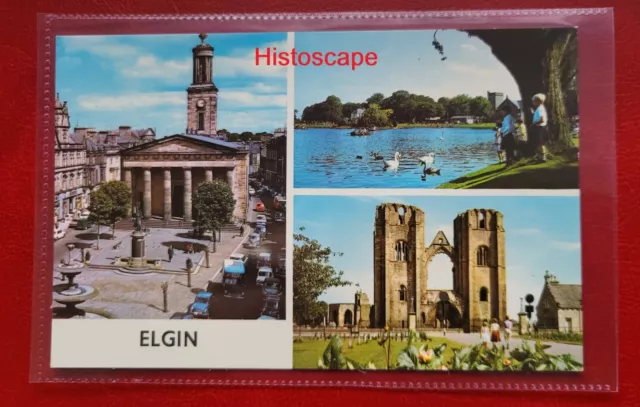 Postcard Unused Views of Elgin Moray North Scotland